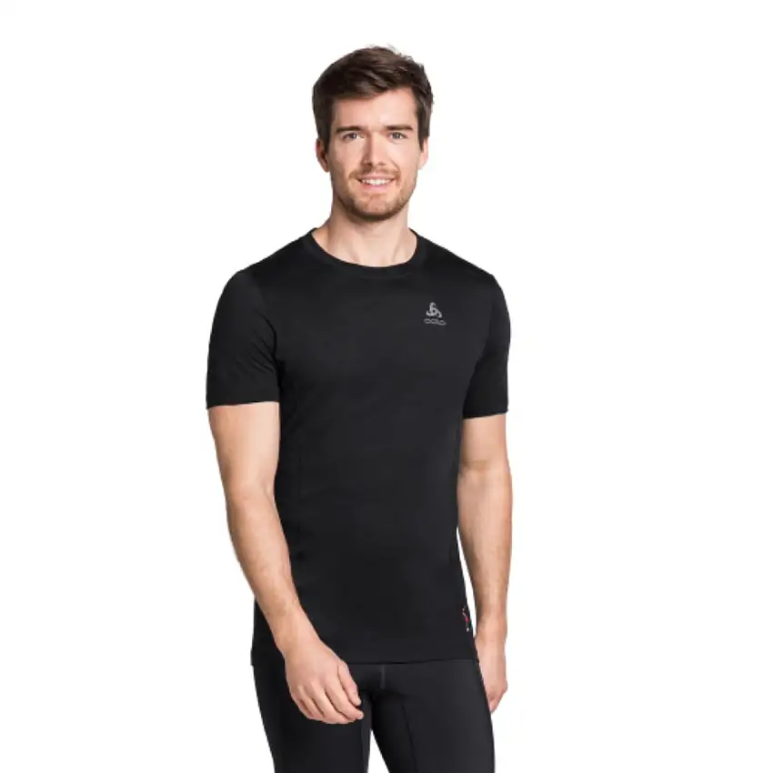 Odlo Löpartröja Top Crew Neck Short Sleeve herr Black