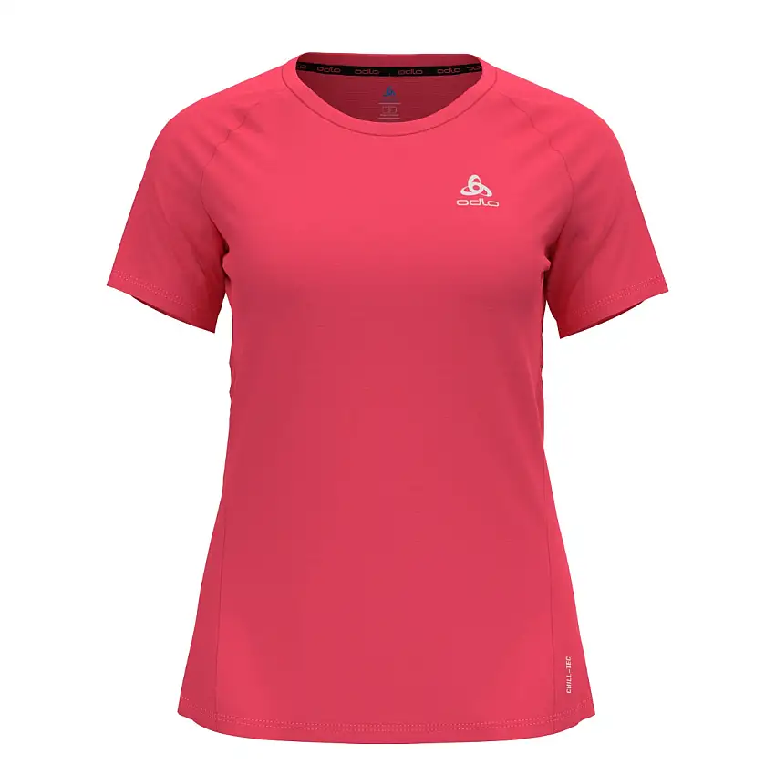 Odlo Löpartröja T-shirt Short Sleeve Crew neck Zeroweight dam Paradise Pink