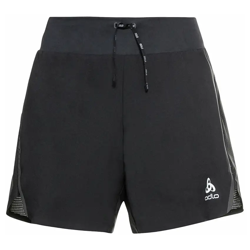 Odlo Löparshorts Women's 2-in-1 Shorts Axalp Trail 6" dam Black