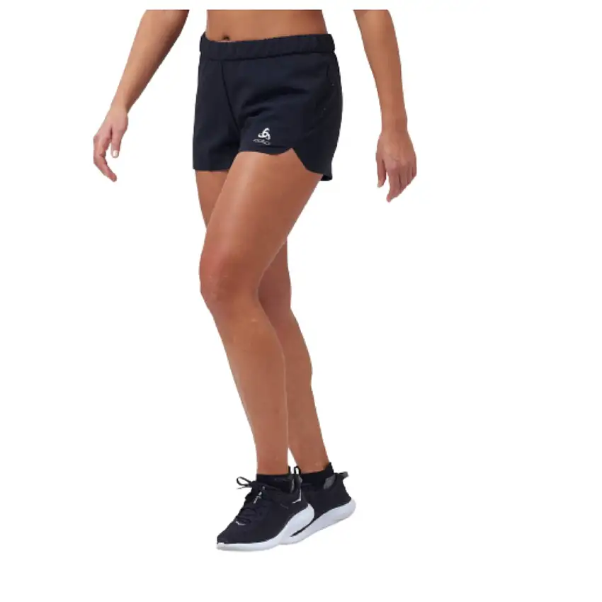 Odlo Löparshorts Shorts Zeroweight 3" dam Black