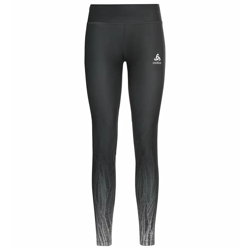 Odlo Löpartights Tight Zeroweight Print dam Black