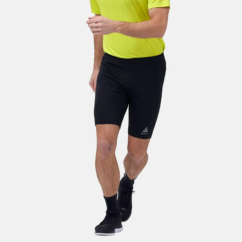 Odlo Löpartights Tights Short Essential herr Black