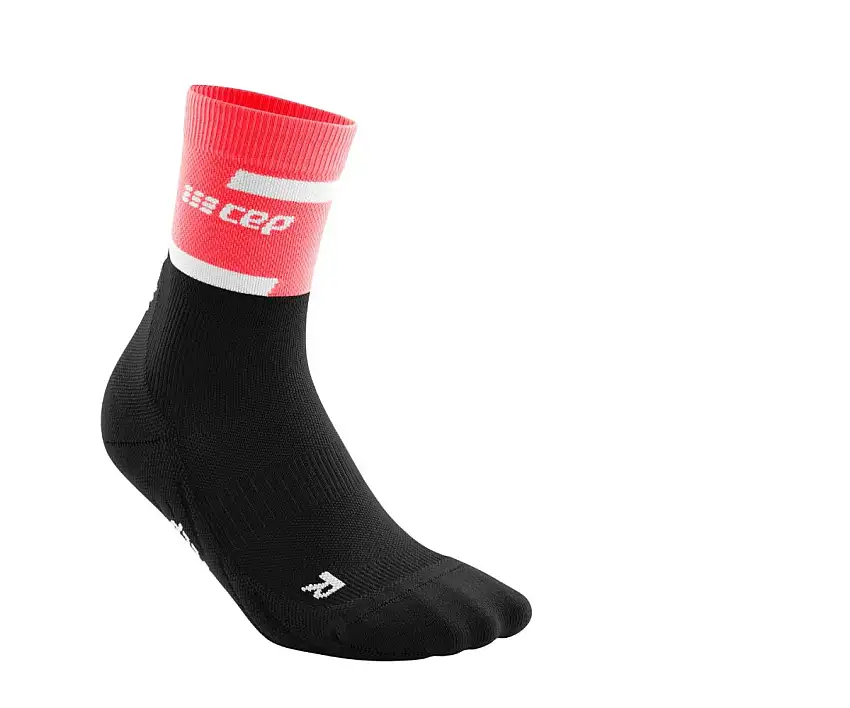 Cep Löparstrumpor The Run Socks Mid Cut V4 dam Pink/Black