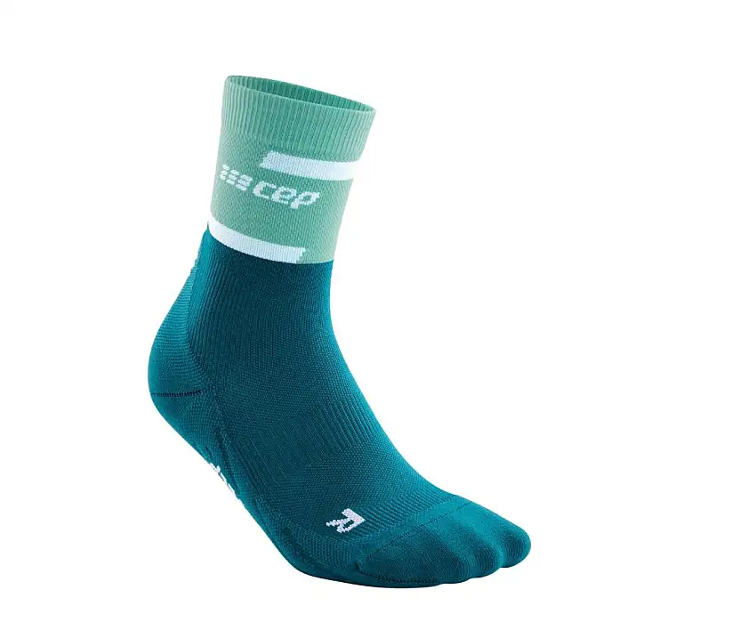 Cep Löparstrumpor The Run Socks Mid Cut V4 dam Ocean/Petrol