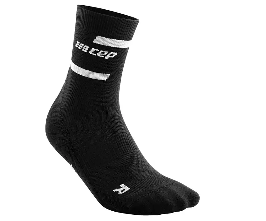 Cep Löparstrumpor The Run Socks Mid Cut V4 herr Black