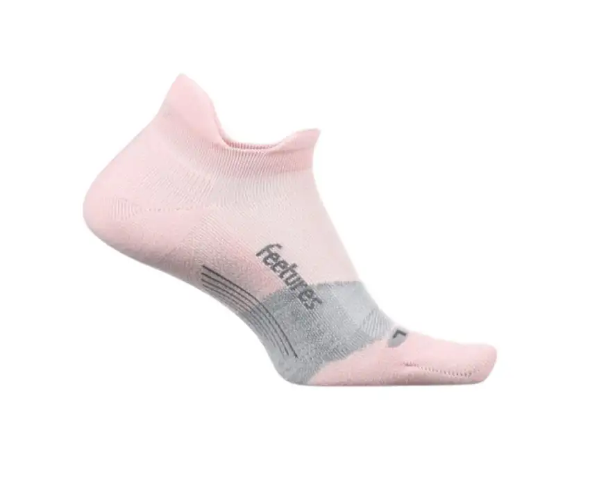Feetures Löparstrumpor Elite Ultra Light No Show Tab Solid herr Propulsion Pink