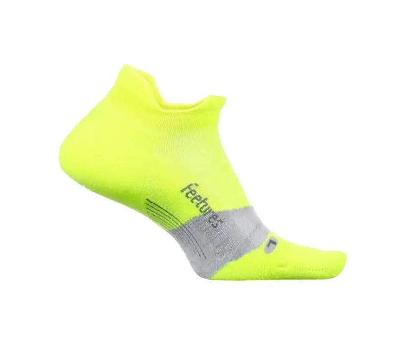 Feetures Löparstrumpor Elite Ultra Light No Show Tab Solid herr Lightning