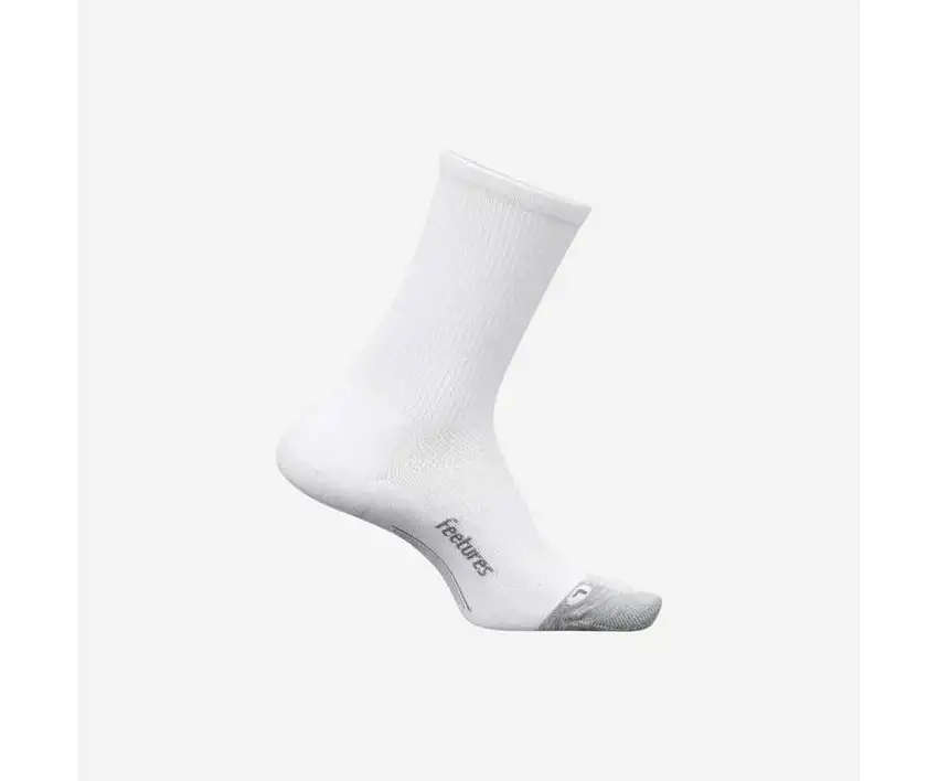 Feetures Löparstrumpor Elite Ultra Light Mini Crew unisex White