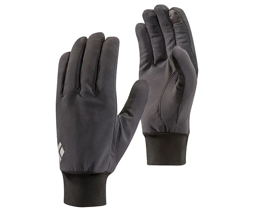 Black Diamond Löparhandskar Lightweight Softshell unisex Smoke