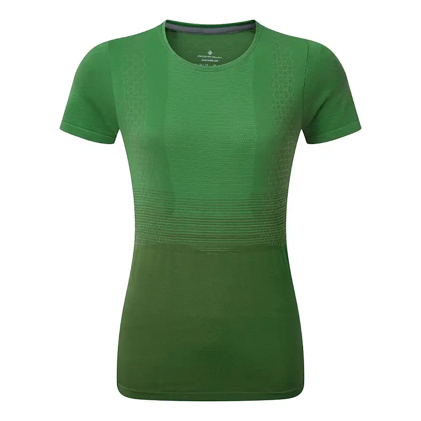 Ronhill Löpartröja Tech Marathon Short Sleeve Tee dam Fairway/Moss