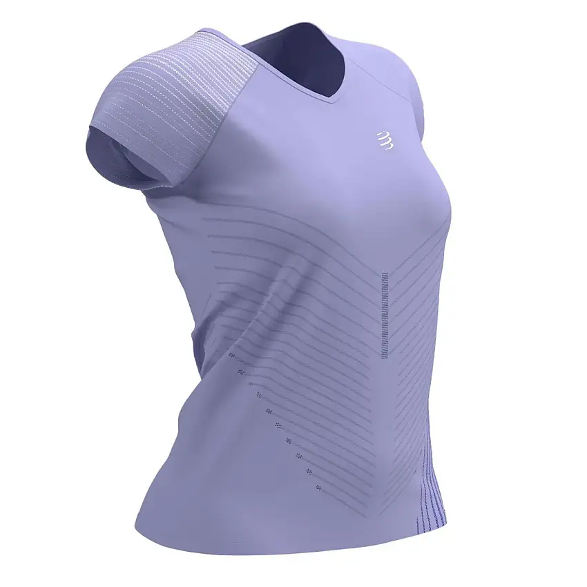Compressport Löpartröja Performance SS T-Shirt dam Orchid Petal/Purple
