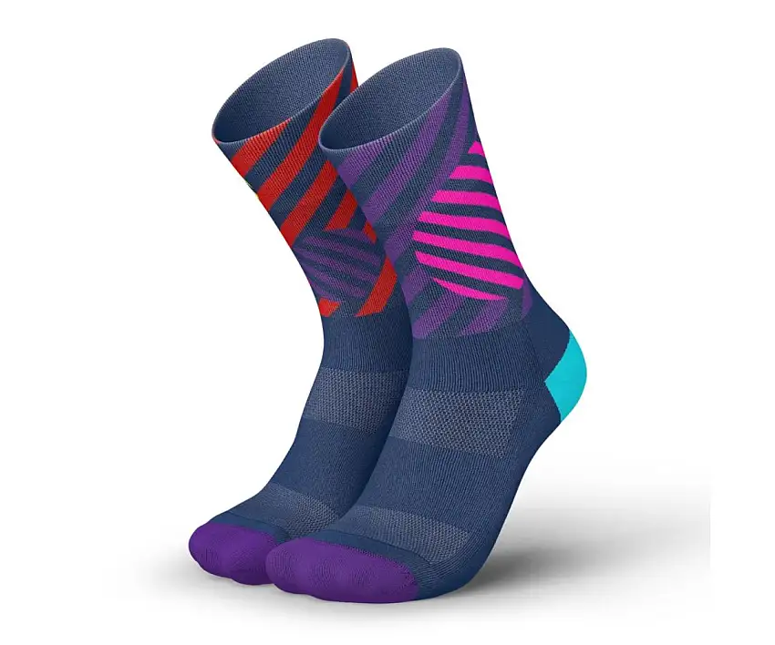 Incylence Löparstrumpor Running Globes unisex Purple Red