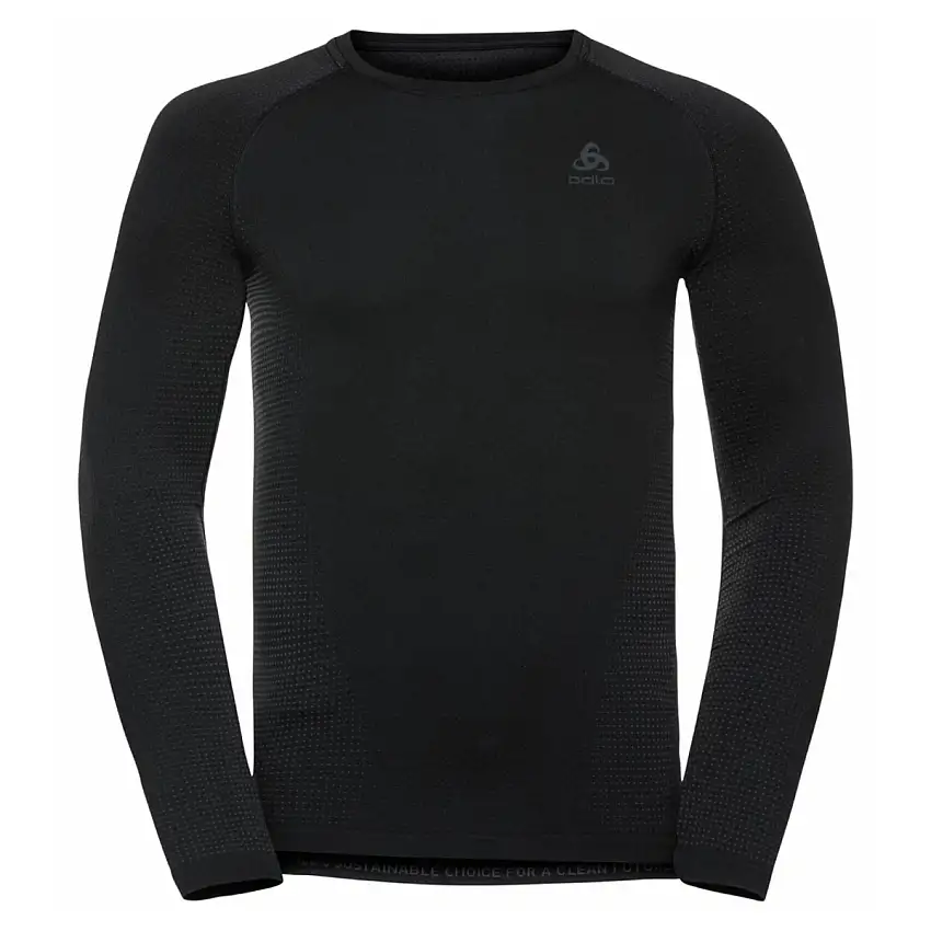 Odlo Löpartröja Top Crew Neck Long sleeve herr Black