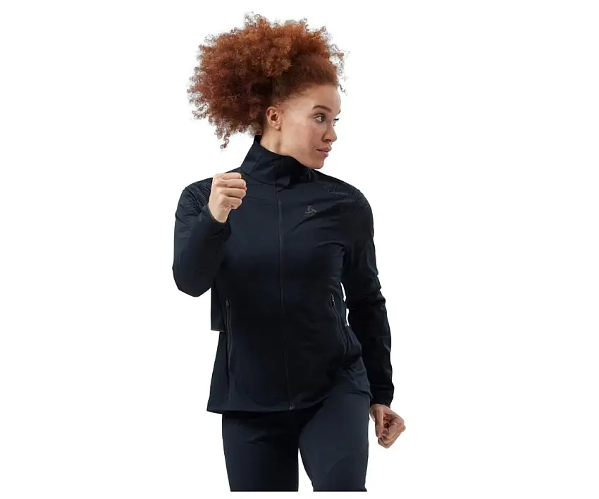 Odlo Löparjacka Jacket Zeroweight Pro Warm dam Black