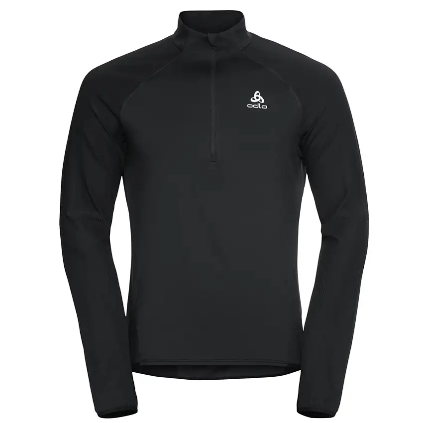 Odlo Löpartröja Midlayer 45293 Zip Zeroweight dam Black