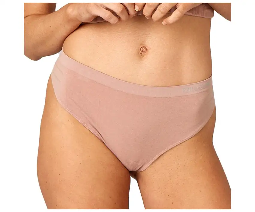 Purelime Seamless Thong dam Dustyrose