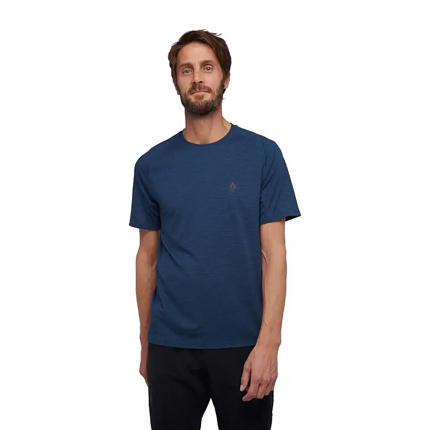 Black Diamond Löpartröja Lightwire Short Sleeve Tech Tee herr Indigo