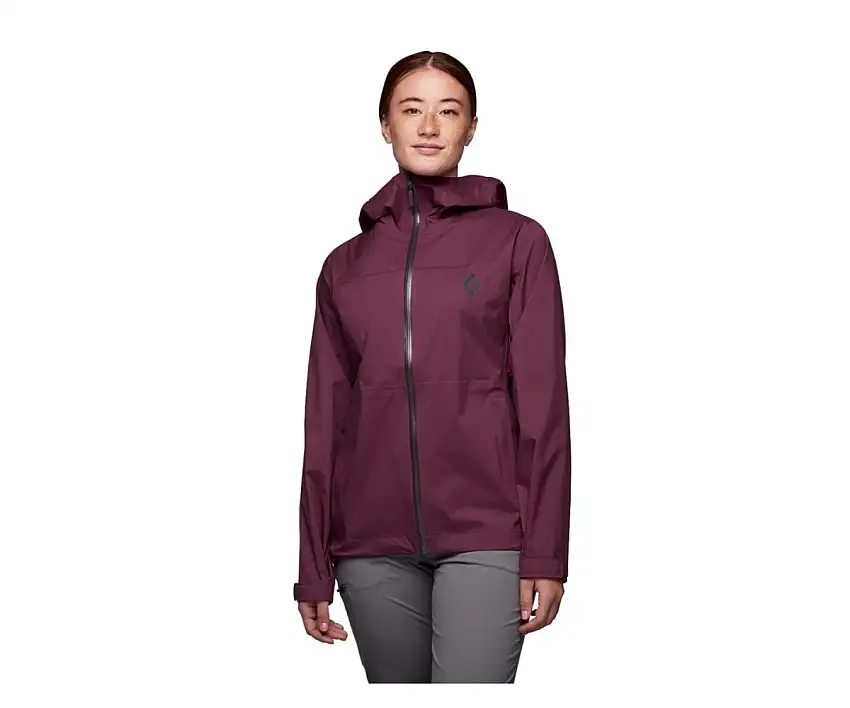 Black Diamond Löparjacka Stormline Stretch Rain Shell dam Blackberry