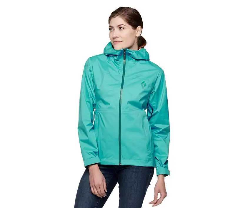 Black Diamond Löparjacka Stormline Stretch Rain Shell dam Dark Patina