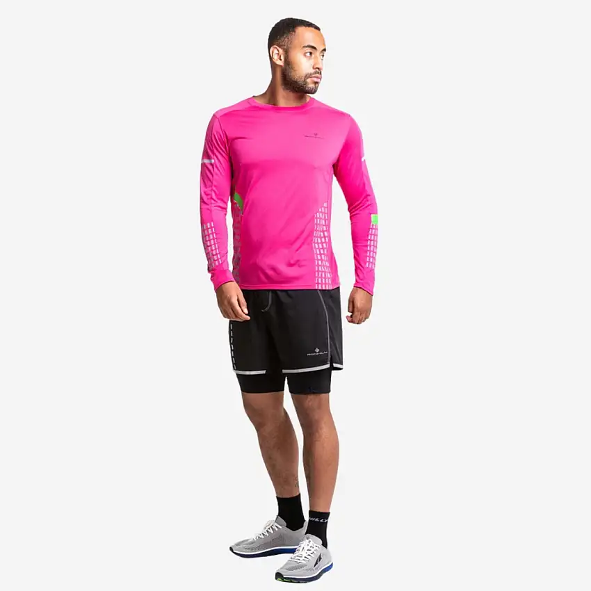Ronhill Löparshorts Tech Afterhours Twin Shorts herr All Black