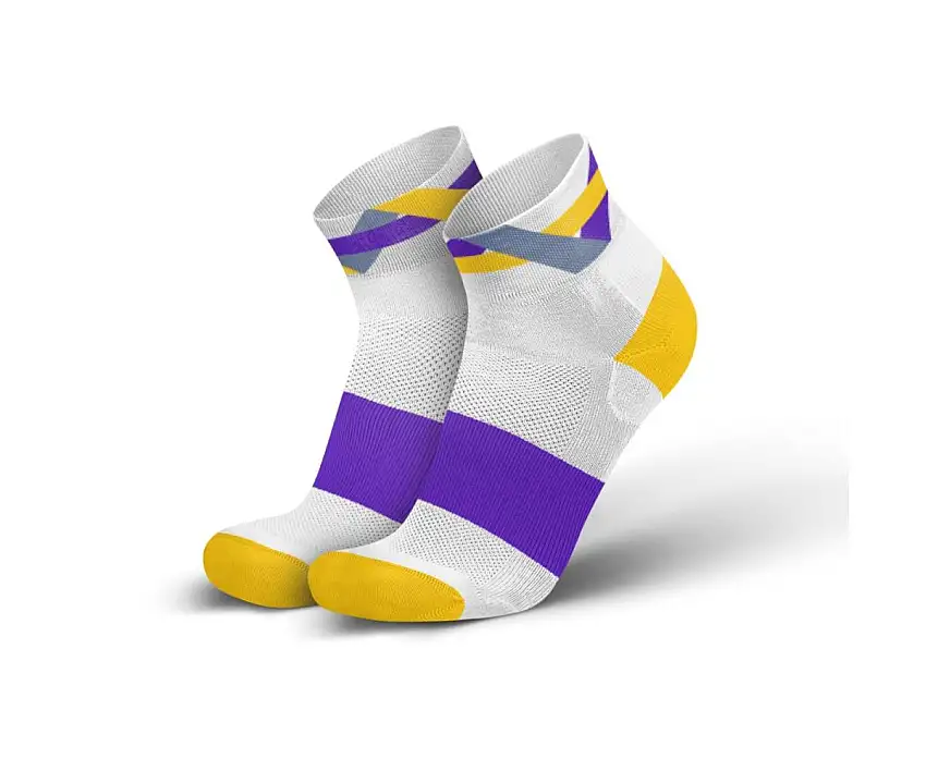 Incylence Löparstrumpor Ultralight Twists unisex Purple Yellow