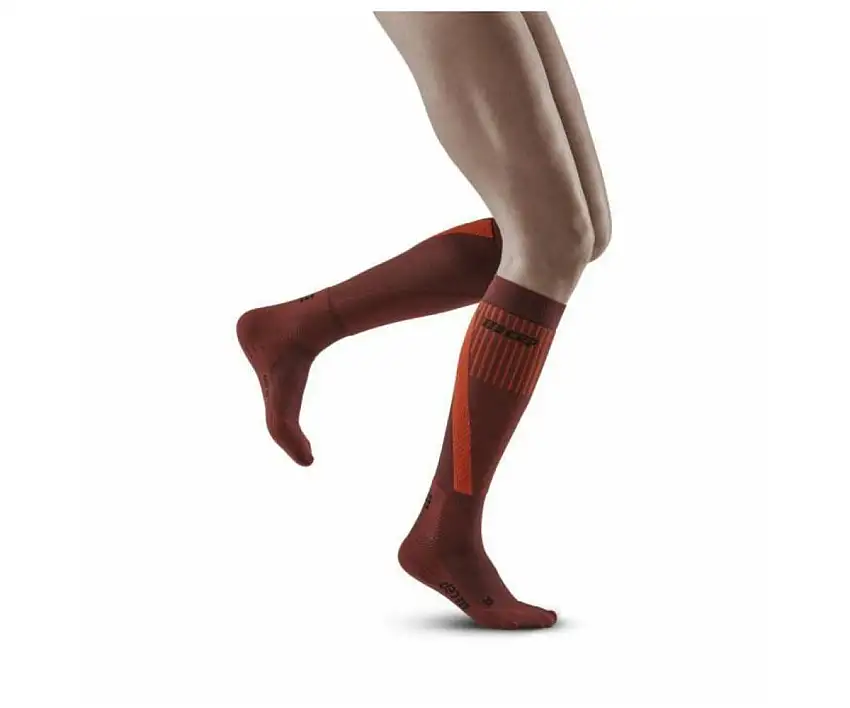 Cep Löparstrumpor Cold Weather Socks dam Dark Orange