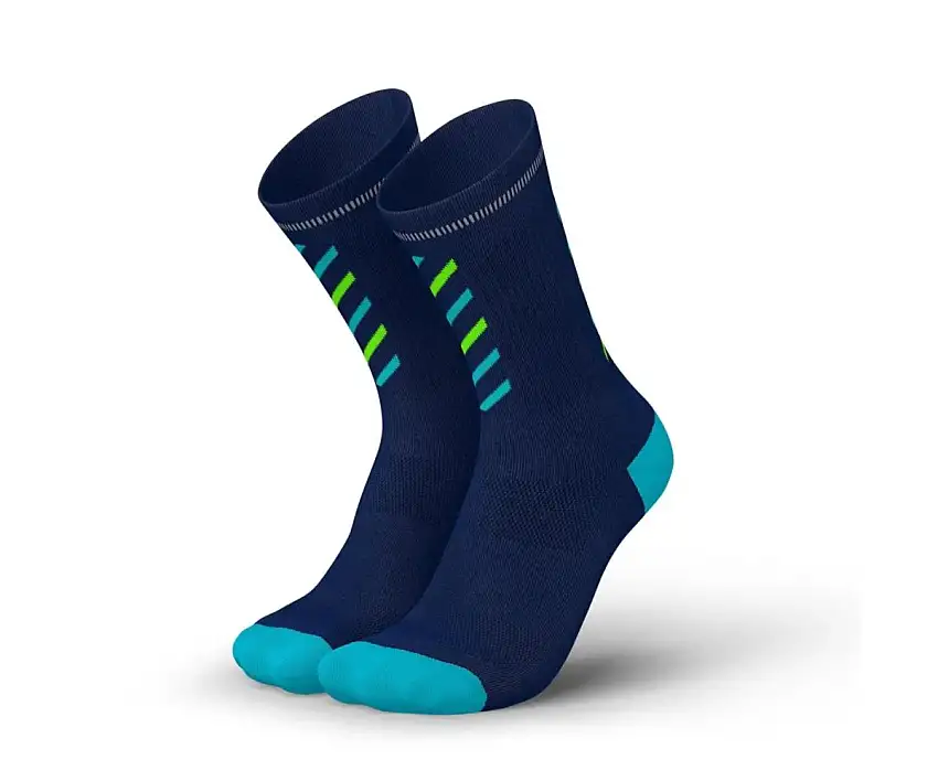 Incylence Löparstrumpor Merino Rise Socks unisex Navy Canary