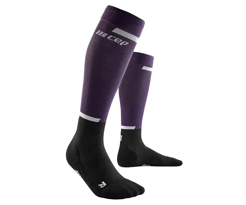 Cep Löparstrumpor The Run Compression Socks Tall V4 dam Violet/Black