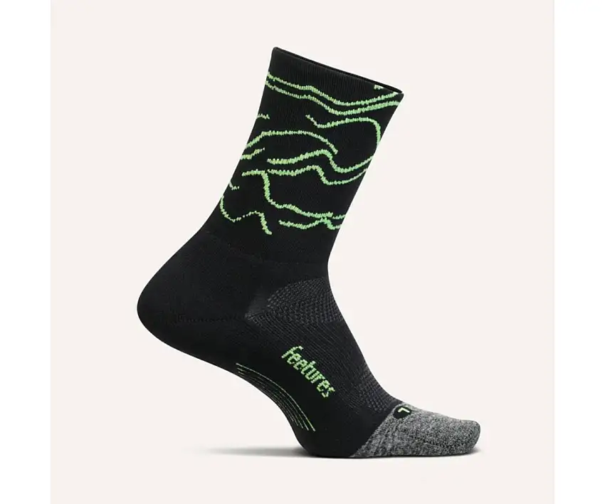 Feetures Löparstrumpor Elite Ultra Light Mini Crew unisex Rouge Black