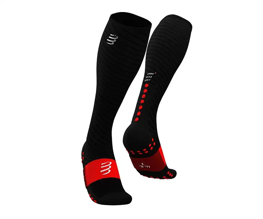 Compressport Löparstrumpor Full Socks Recovery Black dam