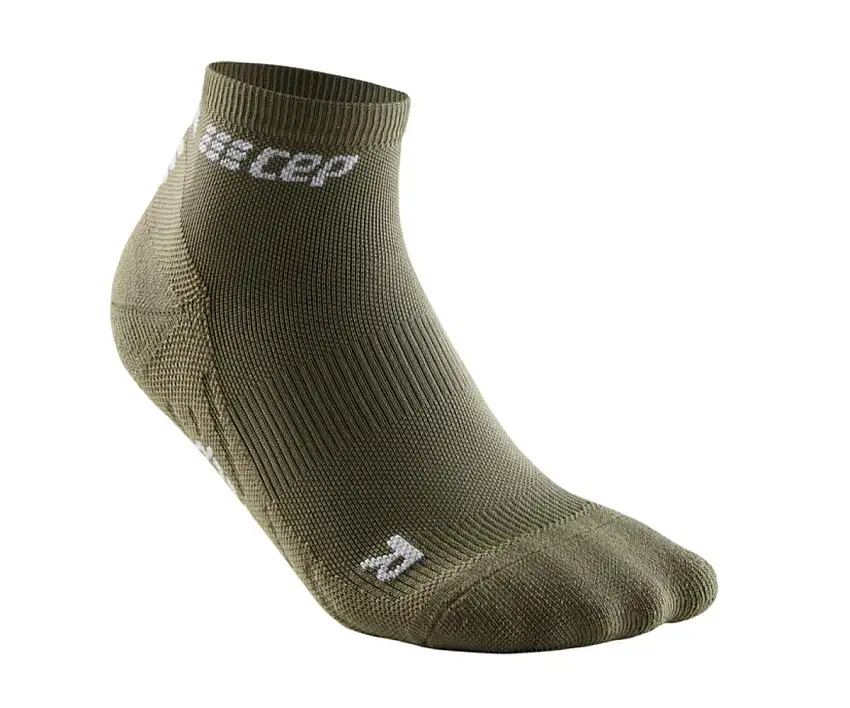 Cep Löparstrumpor The Run Socks Low Cut V4 herr Olive