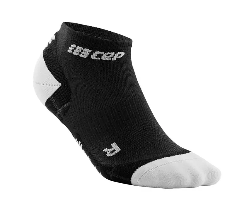 Cep Löparstrumpor Ultralight Low-Cut Socks herr Black/Light Grey