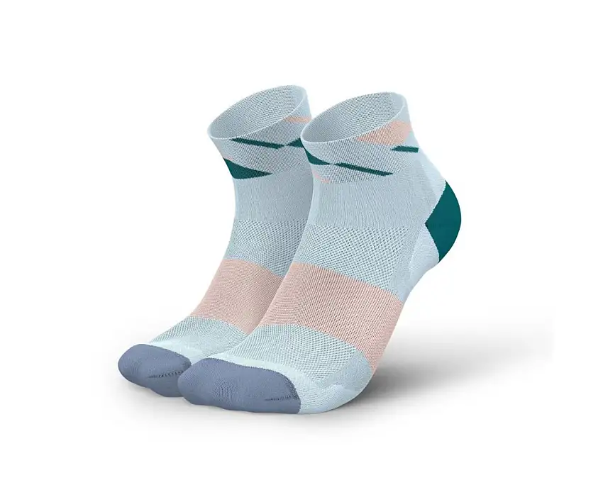 Incylence Löparstrumpor Ultralight Angles Short Socks dam Light Pink Petrol