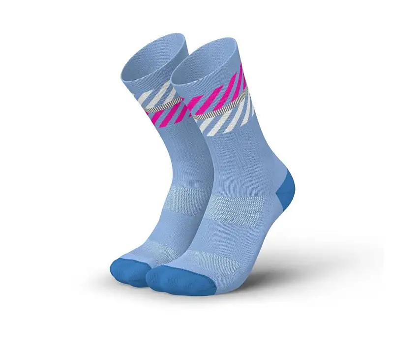 Incylence Löparstrumpor Merino Light Lanes Socks dam Water Pink