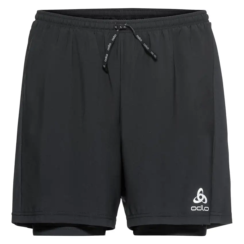Odlo Löparshorts 2-In-1 Shorts Essential 5In herr Black