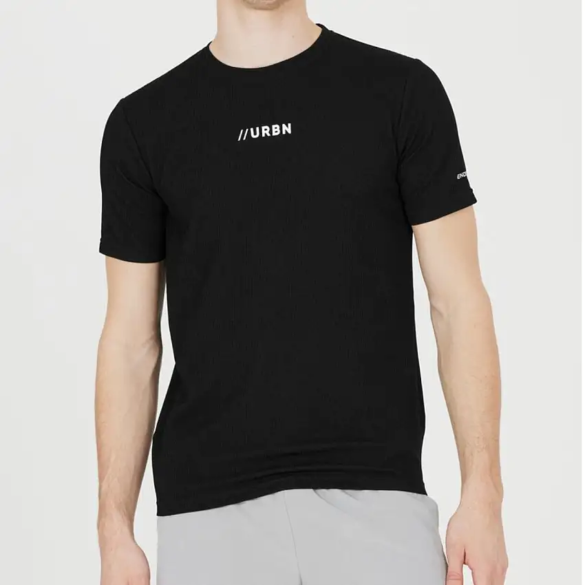 Endurance Löpartröja Kinkon Short Sleeve Tee herr Black