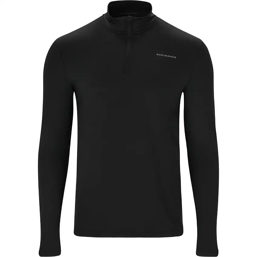 Endurance Löpartröja Dikerye Midlayer herr Black
