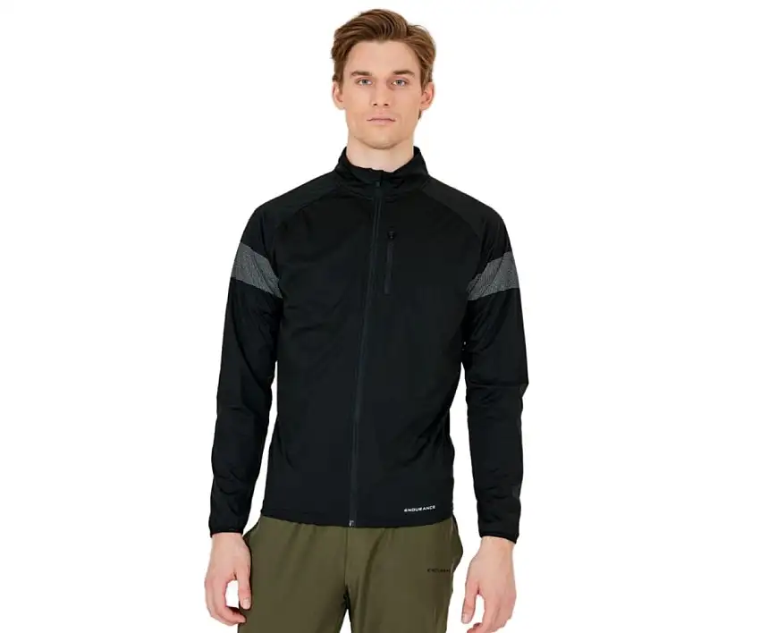 Endurance Löparjacka Bard Jacket herr Black