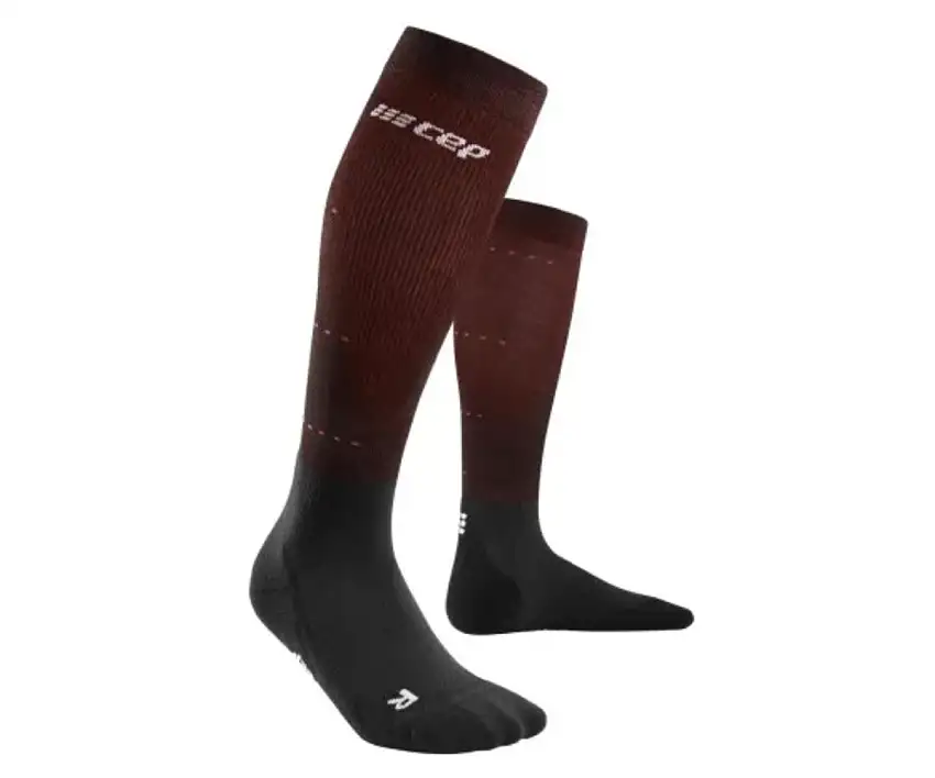 Cep Löparstrumpor Infrared Recovery Compression Socks dam Black/Red