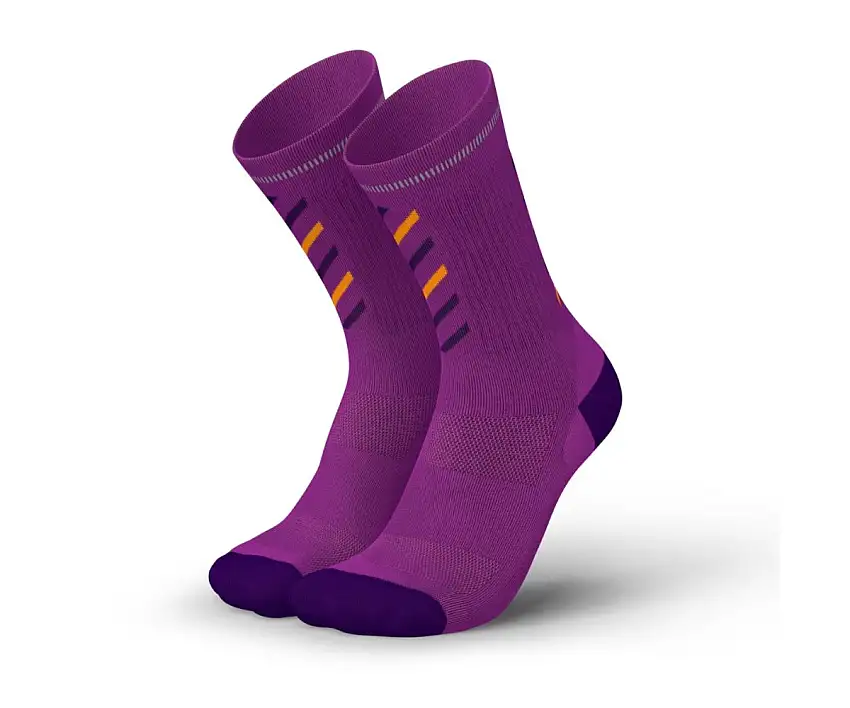 Incylence Löparstrumpor Merino Rise Socks dam Magenta Orange