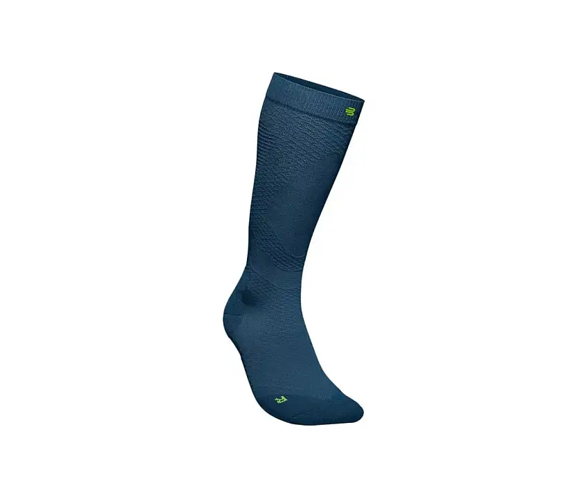 Bauerfeind Löparstrumpor Ultralight Compression Socks High Cut Navy unisex