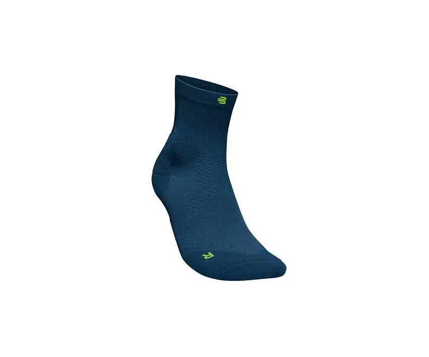 Bauerfeind Löparstrumpor Ultralight Compression Socks Mid Cut unisex Blue