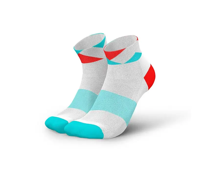 Incylence Löparstrumpor Peaks Short Socks unisex Cyan Inferno