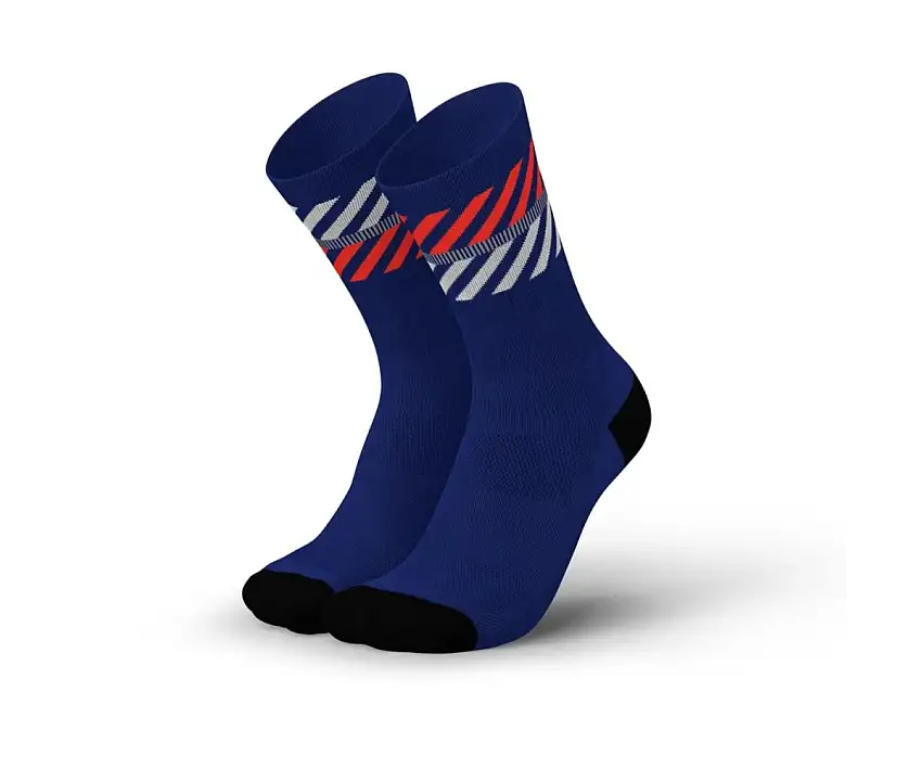 Incylence Löparstrumpor Merino Light Lanes Socks unisex Navy Inferno