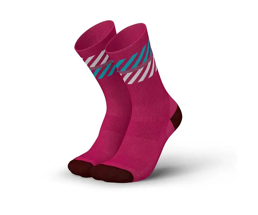Incylence Löparstrumpor Merino Light Lanes Socks unisex Geranio Cyan