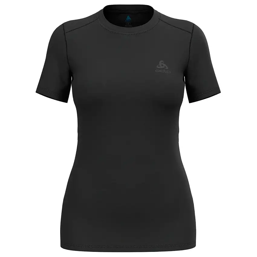 Odlo Löpartröja Merino 160 Bl Top Crew Neck dam Black