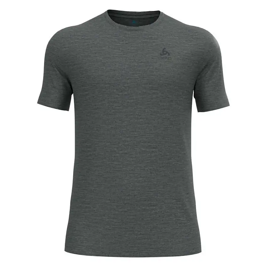 Odlo Löpartröja Merino 160 Bl Top Crew Neck herr Steel Grey Melange