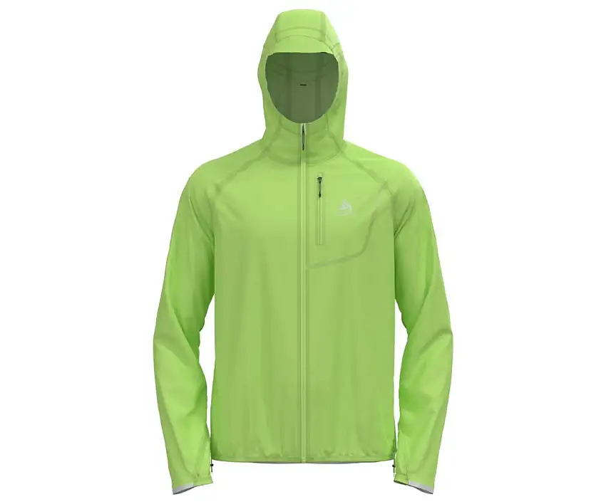 Odlo Löparjacka Zeroweight Dual Dry Pk Waterproof Jacket herr Sharp Green