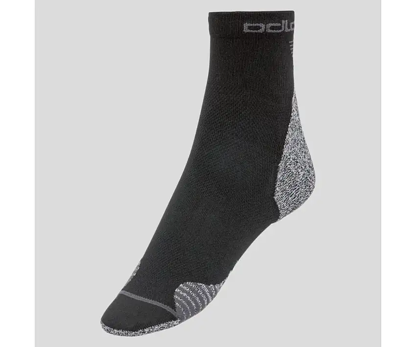 Odlo Löparstrumpor Ceramicool Run Socks Quarter dam Black