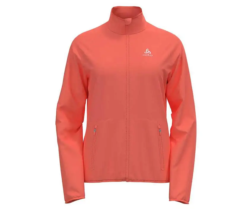 Odlo Löparjacka Essential Light Jacket dam Living Coral